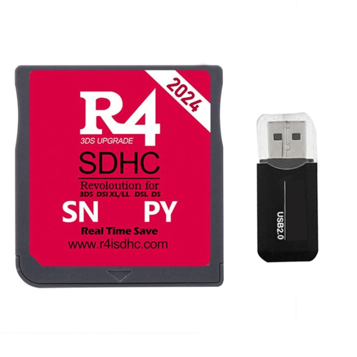 2024 R4 Card R4 SDHC Adapter Flash Card for DSL XL/LL Secure Digital