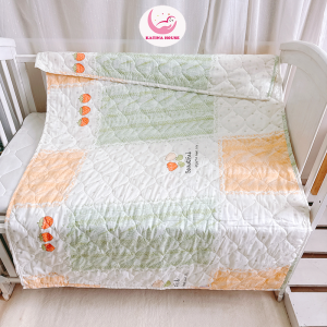 Mền cho bé đi học Katina House 1mx1m5 vải cotton mềm mát thấm hút tốt nhiều họa tiết đáng yêu