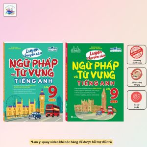 Sách - GLOBAL SUCCESS Combo 2c luyện chuyên sâu ngữ pháp và từ vựng tiếng anh lớp 9 (CÓ ĐÁP ÁN)