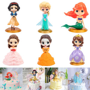 Teabelle 1pcs Princess Figure Ornaments Cake Topper: A Perfect Choice for Kids' Birthday Party Decorations