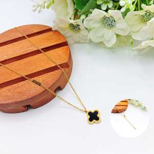 KALUNG TITANIUM CLVR HITAM BOLAK BALIK STILE KOREA ANTI KARAT ANTI LUNTUR (COD)