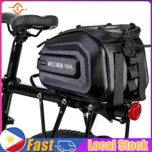 【Arrive In 1-3 Days】 Bike Accessories 4L Large Capacity Waterproof Cycling Trunk Bag for Commuting and Touring