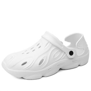 Free Shipping Summer Plus-Size 4748 Perforated Sandals MenS Closed-Toe Hollow-Out Design Lightweight And Breathable Outdoor Beach Sandals