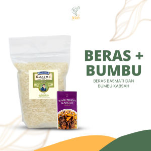 Beras basmati dan bumbu biryani 600gr nasi briyani instan paket basmati rice beras briyani murah