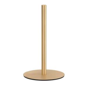 EXCES Rust-Proof Freestanding Toilet Paper Holder Non-slip Single Pole Stainless Steel Paper Roll Stand Anti-Corrosion Foldable Floor Standing Paper Dispenser Bathroom Use