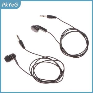 PkYeG 1PC tai nghe 3.5mm cắm duy nhất bên tai nghe Tai nghe Tai nghe kênh kép cho Máy Tính Xách Tay PC Tai nghe