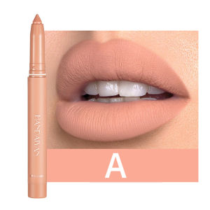 💄Orfila HANDAIYAN Tidak Memudar Warna Bibir Pena Lipstik Gelas Anti Lengket Pena Lipstik Matte Lip Liner Penggunaan Ganda