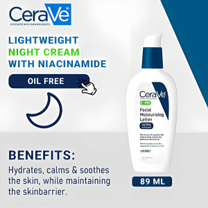 CeraVe AM Facial Moisturizing Lotion With Niacinamide & PM Facial Moisturizing Lotion Moisturizer