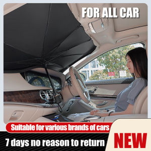 Ann-Car Foldable Car Front Windshield Sun Shade Umbrella Car UV Cover Car Sun shade Sunshade Heat Insulation Front Window Interior Protection