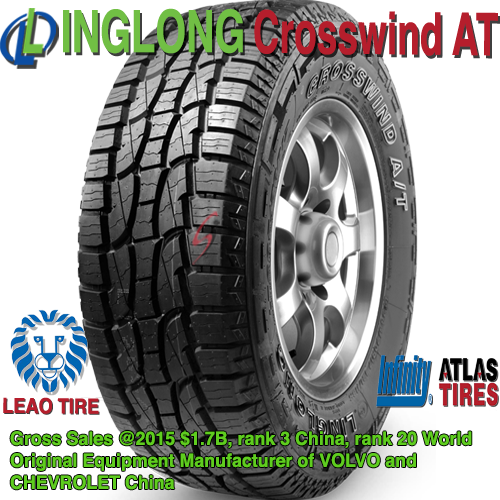 285/70 R17 10PR Leao/Linglong Tire Thailand | Crosswind AT, Lion Sport ...