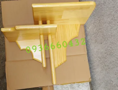 KỆ GỖ THÔNG (30CM X 25CM) 2 TẦNG SO LE KỆ THỜ TƯỢNG CÔNG GIÁO