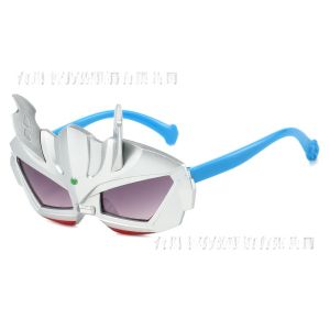 TUmama Mát trẻ em Ultraman Sunglasses với UV400 bảo vệ phong cách thiết kế hoạt hình cho các hoạt động ngoài trời và thời trang mặc