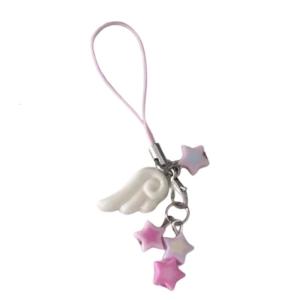 Cute Star Shaped Dopamine Phone Lanyard Portable Design Keychain Pendant Car Key Bag Decoration for Teens Adults