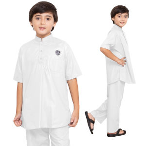 Setelan Koko Anak Tangan Pendek Premium 11-16 Tahun Sahrul Series An-nurzam