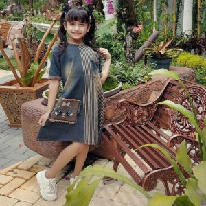 Denim Dres Jeans Kids Anak Perempuan Kayla Kiddoz