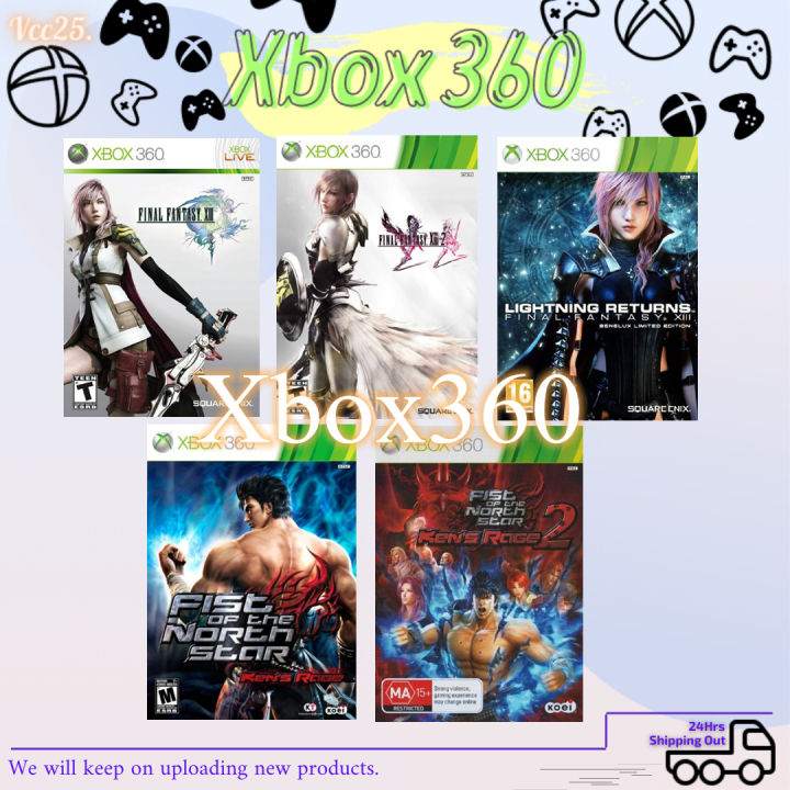 Xbox360 Games *Final Fantasy/Fist of The North Star Kens Rage*[100% ...
