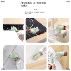 [COD] hegu Creative Cleaning Brush Can Be Connected To Mineral Water Bottle Dry-wet Dual-use Cleaning Brush Household Gap Brush