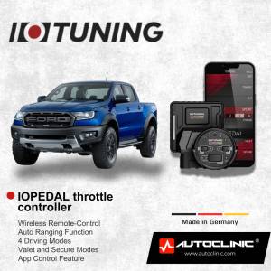 IOPedal Throttle Controller for Ford Ranger Raptor 2019-2022 Plug and play Made in Germany