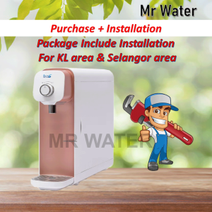 IPRO INSTANT HOT TANKLESS DISPENSER PC002 WITH 3 KOREA FILTER (MADE IN KOREA) WITH INSTALLATION