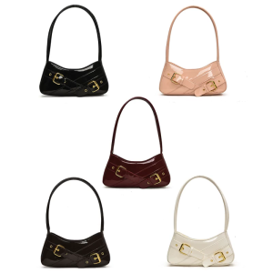 Punk Styles Shoulder Bag for Woman Handbag Purse Fashion Underarm Bag Retro Armpit Bag Shopping Dating Bag