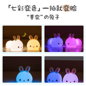 Lovely Rabbit Bunny Silicone Night Light (HNL000120)