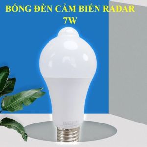Bóng Đèn Cảm Biến Chuyển Động RADAR Đui E27 Tự Động Tắt Mở Khi Có Người Đi Qua Độ Nhạy Cao