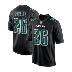 Eagles 26Saquon Barkley 33 DeJean  Super Bowl Jersey Embroidered Football Uniform