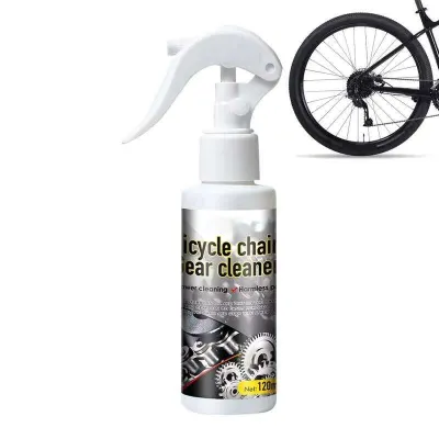 Bicycle Chain Degreaser 120ml Motorcycle Chain Cleaner Bicycle Chain Gear Cleaning Spray Bicycle Part Maintenance Agent