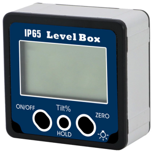 Small Aluminum Inclinometer Featuring LCD Display Dustproof Electronic Protractor Ideal for Woodworking