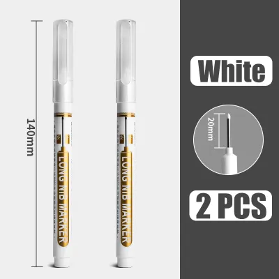20mm Acrylic Paint Marker Pen Long Tip White Black Red Blue Mugs Painting Deep Hole Extension Marker Pens