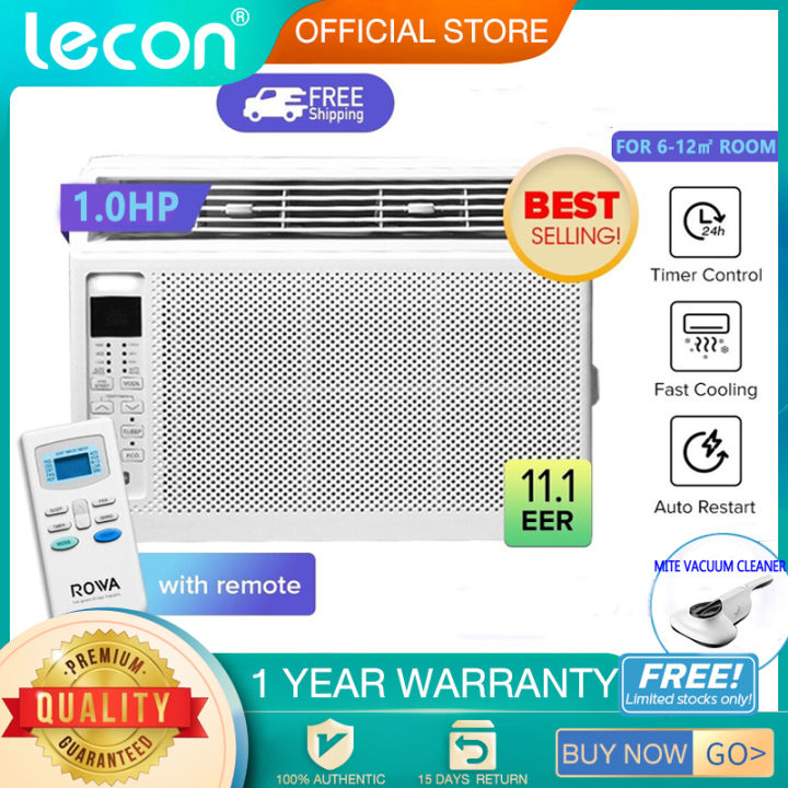 Lecon Air Conditioner Window Air Conditioner, Digital LED Display, Fast