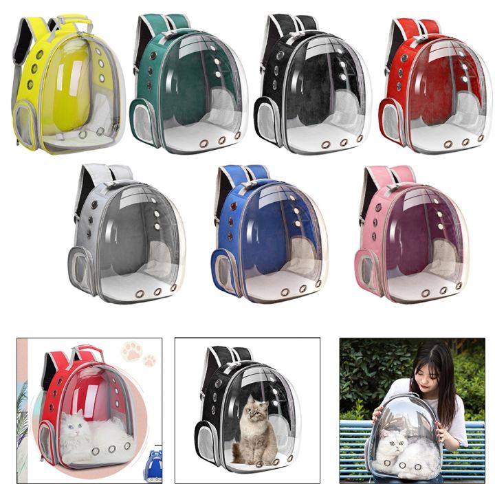 {package aesthetics} Waterproof Cat Backpack Carrier Clear Pet Bubble ...