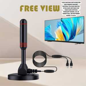 V158 ORI ANTENA WITH BOSTER USB POWER MAGNET MAGNETIK TELEVISI DIGITAL TV ANTENNA MINI DENGAN BOOSTE