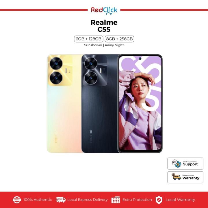 Realme C55 4G LTE (6GB/128GB) (8GB/256GB) Original Realme Malaysia Set ...