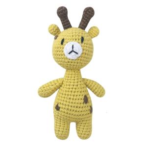 Knit Multiple Type Cartoon Animal Shape Stuffed Doll for Children Soft Stuffed Appease Sleeping Toy Gift for Sleeping