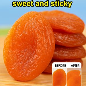 Sour and Sweet No Kernel Dried Red Apricots Aprikot kering tanpa biji tanpa aditif