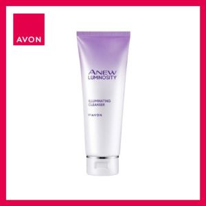 Avon Anew Luminosity Skincare Set - Cleanser Toner SPF 30 UV Shield Day & Night Cream - Brightens & Whitens Skin Smooths Texture Reduces Dark Spots