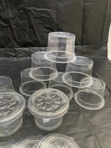 CUP SAMBAL/CUP SAOS/CUP JELY PLASTIK/GELAS PLASTIK KECIL/CUP KECIL STARINDO 130ML +TUTUP  ISI 50 PCS FOOD SAVE TERMURAH DAN BERKUALITAS