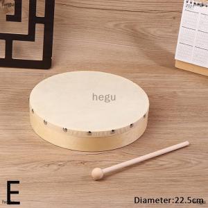 [COD] hegu Khung Trống 4 6 7 8 9 10 Inch Tay Trống Gỗ Trống Với Trống Thanh Thiết Lập Trò Chơi Âm Nhạc Trẻ Em Giáo Dục Đồ Chơi Bộ Gõ Nhạc Cụ