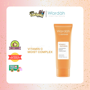 ❤️TokoTokiPoki❤️ Wardah C Defense  Vitamin C Panthenol Creamy Wash 50 ml