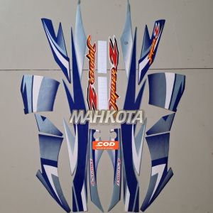 Striping Yamaha Jupiter Z 2003 kuning silver stiker motor berkualitas terbaik termurah