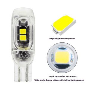 YONUO T10 Led Xe xe máy nổi bật góc rộng bóng đèn 5smd thiết kế
