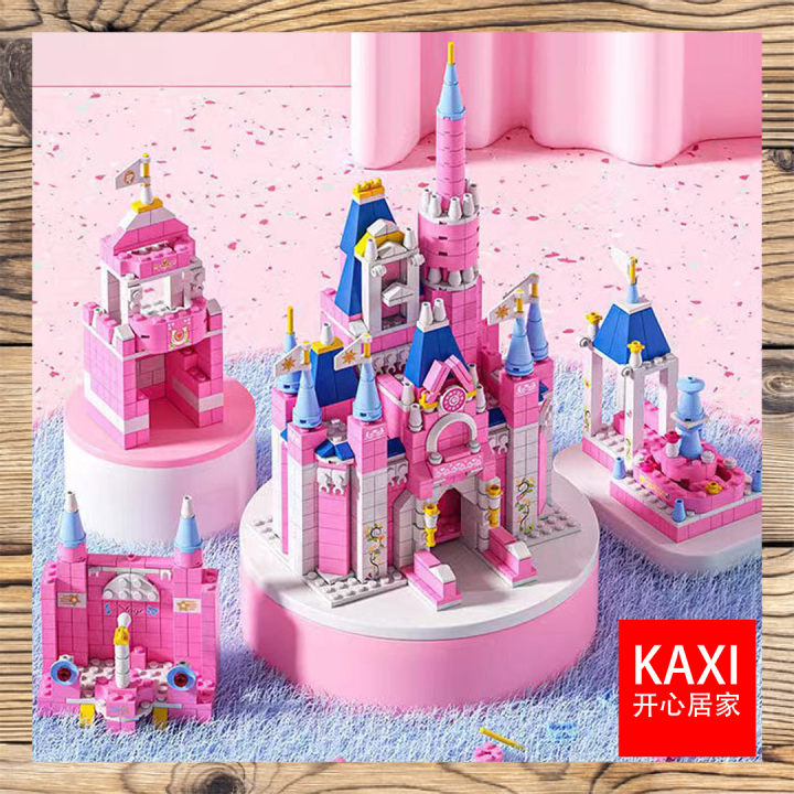 1000pcs Castle Tree House Educational Building Blocks Assembling Toys ...