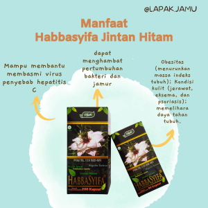 Habbasyifa 200 Kapsul Cair Minyak Habbatussauda Black Seed Oil Syifa Herbal Alami