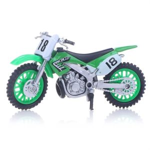 SIRENXI Simulation Motorcycle Model Sliding Function Off-road Motorcycle Metal Toy Hobbies Collection Alloy Motocross Toy Car Decor