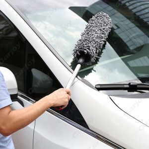 Chổi Lau Rửa Ô Tô Chuyên Dụng - Sợi Quang Mềm Cán Điều Chỉnh Được Độ Dài Lau Được Cả Khô Và Ướt