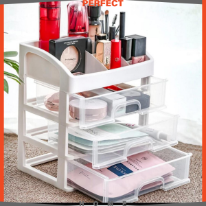 Rak Kosmetik 3 Laci Kotak Penyimpanan Serbaguna / Rak Make Up Susun Tempat Kosmetik PH K39
