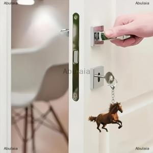 [COD] Abulaia 2D Acrylic Horses Keychain Key Ring Decoration Animal Backpack Pendant Birthday Party Accessories