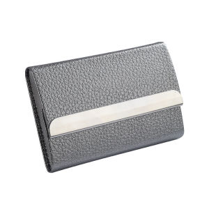 BOWEN KR05 KOTAK PENYIMPANAN 2 IN 1 UNTUK ROKOK ATAU KARTU NAMA BAHAN METAL + KULIT PU LEMBUT