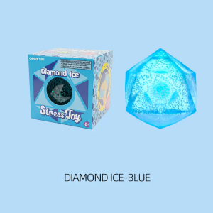 Diamond Ice Squishy Glow in Dark Stress Relief Toy 6cm For Adults Kids Oddly Satisfying Night Light